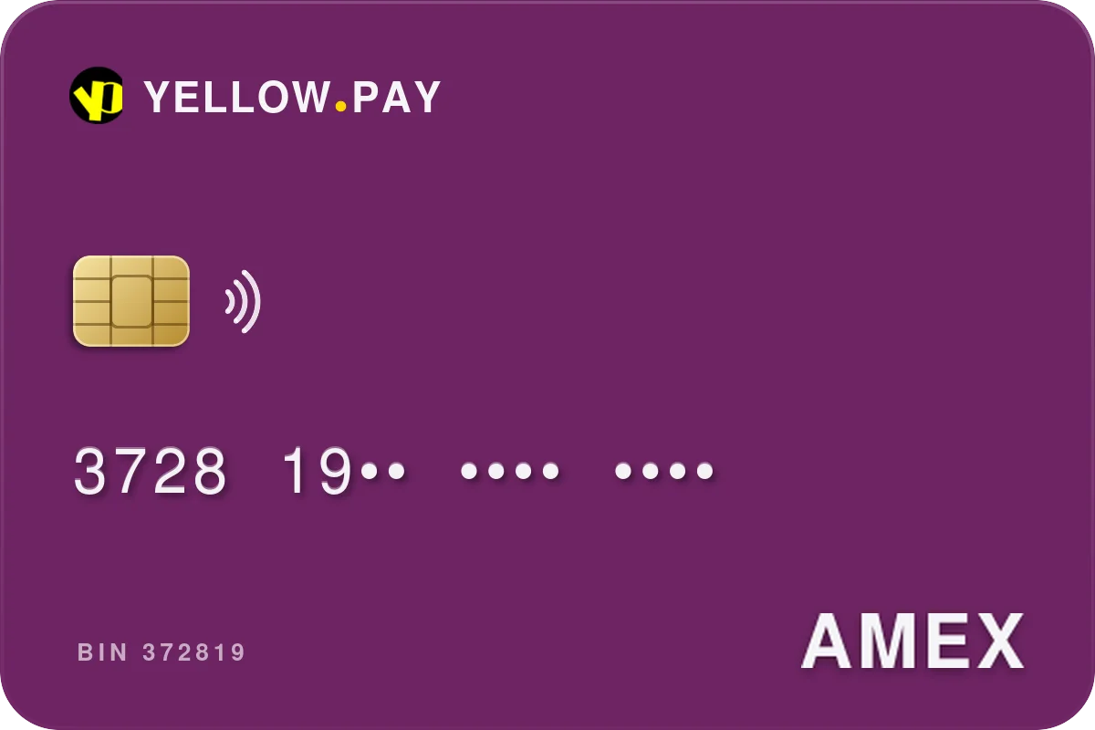 AMERICAN EXPRESS BIN 372819 virtual card
